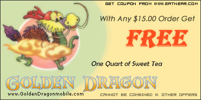 Free one Quart of Sweet Tea