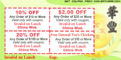 10% OFF, $2.00 OFF, 20% OFF , 15% OFF