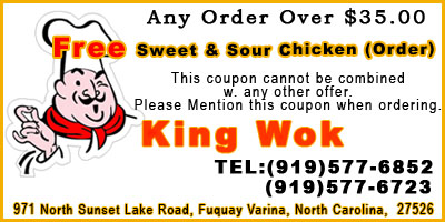 FREE Sweet & Sour Chicken (Order)