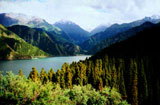 Tianchi Lake at Mountain Tianshan4 Tianchi Lake at Mountain Tianshan4