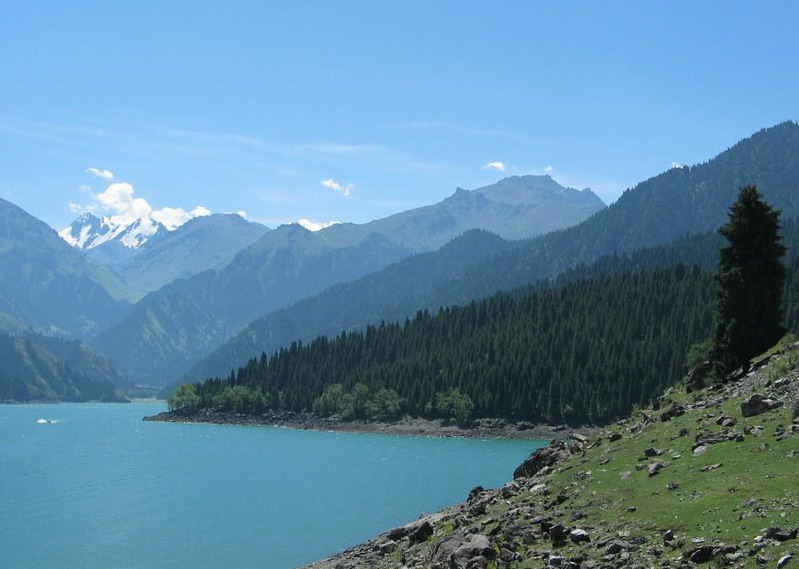 Tianchi Lake at Mountain Tianshan6 Tianchi Lake at Mountain Tianshan6