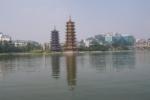 photo of Two Towers of Shanhu Lake2